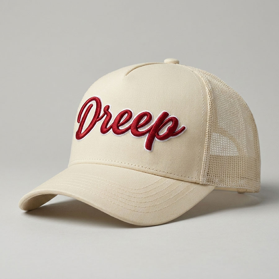 Casquettes dreep pour clubs de sport, trucker
